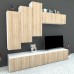 Living Armonia MDF Sonoma - Varianta 3 cu sistem " PUSH TO OPEN "
